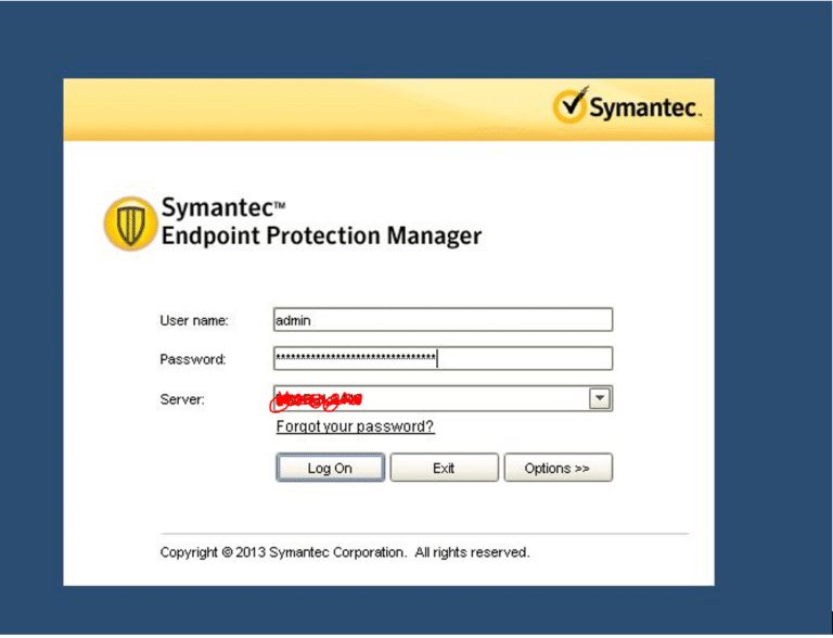 symantec endpoint protection management database size